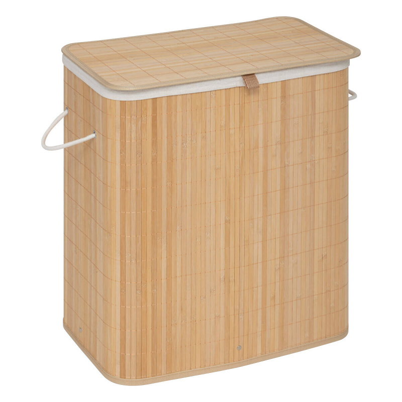 5five Simply Smart Koš na prádlo z bambusu BAMBOO, 100 l hnědá