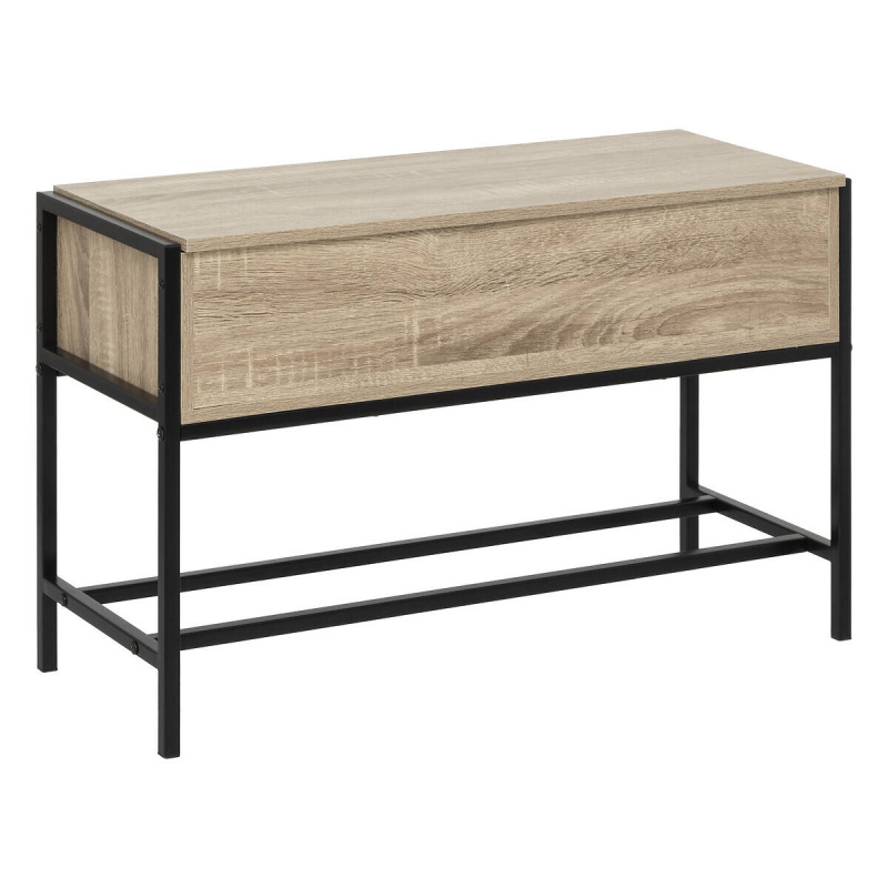 5five Simply Smart Skříňka na boty loft ALIAJ, sedátko + úložný prostor, 76,5 x 30 x 48 cm hnědá