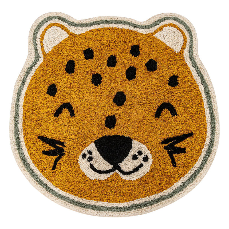 Atmosphera for kids Dětský koberec LEOPARD, Ø 90 cm hnědá
