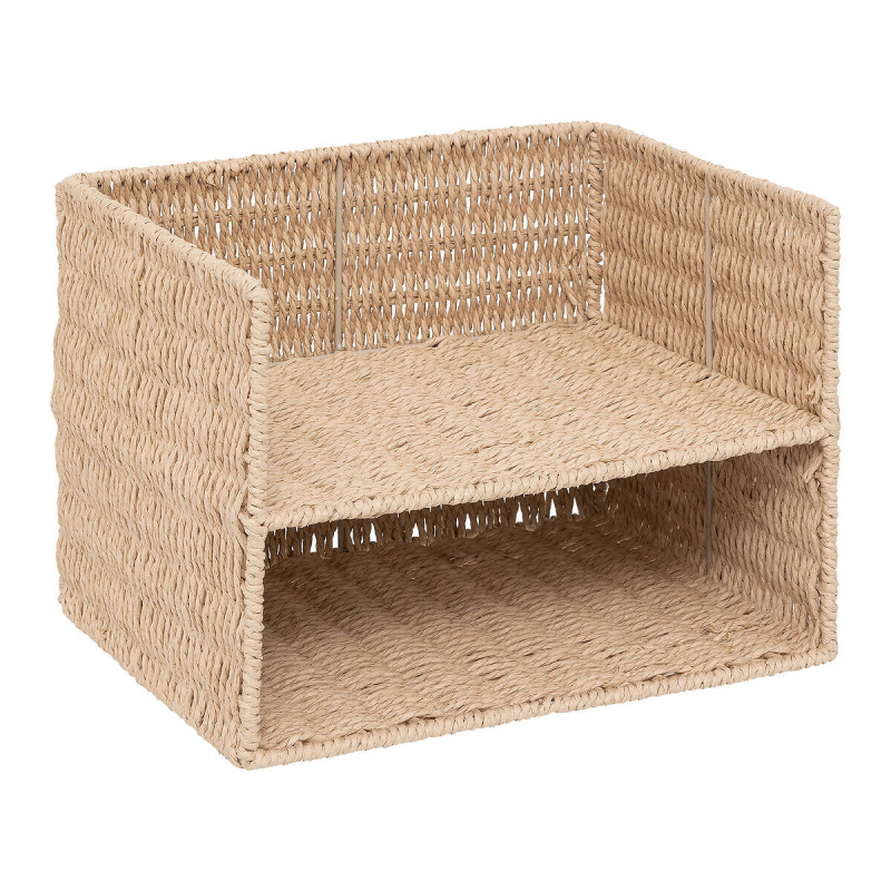 5five Simply Smart Organizér na dokumenty KORD, pletený, 32 x 24 x 25 cm hnědá
