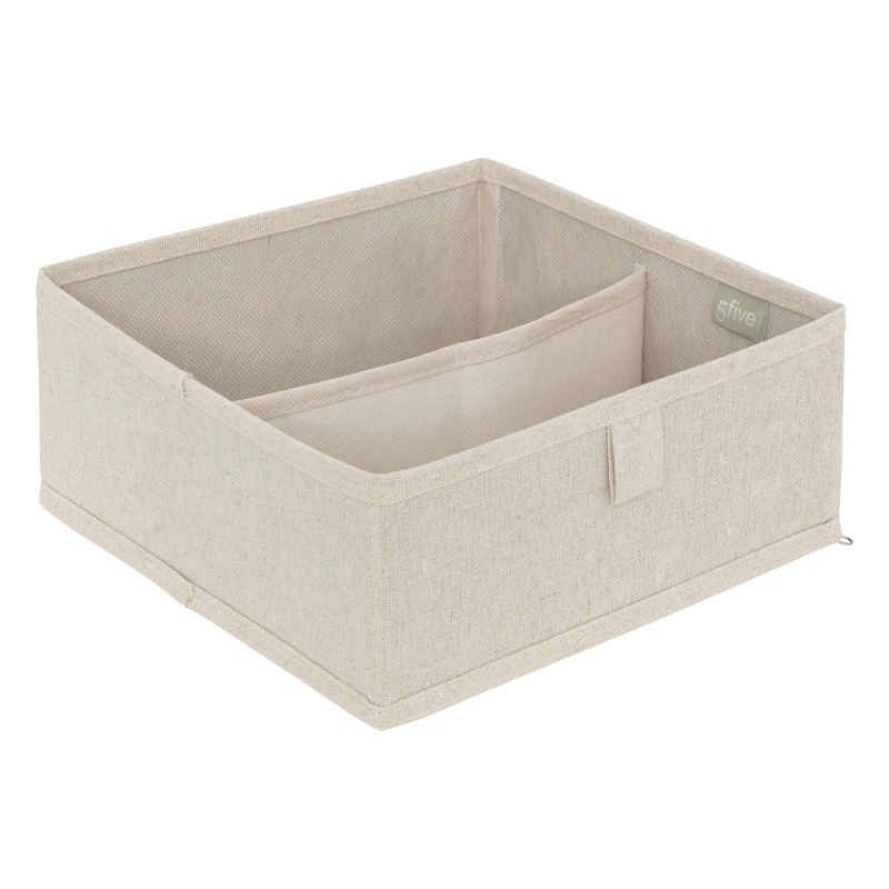 5five Simply Smart Organizér do zásuvky DRESSY, 2 přihrádky, 24 x 25 cm béžová