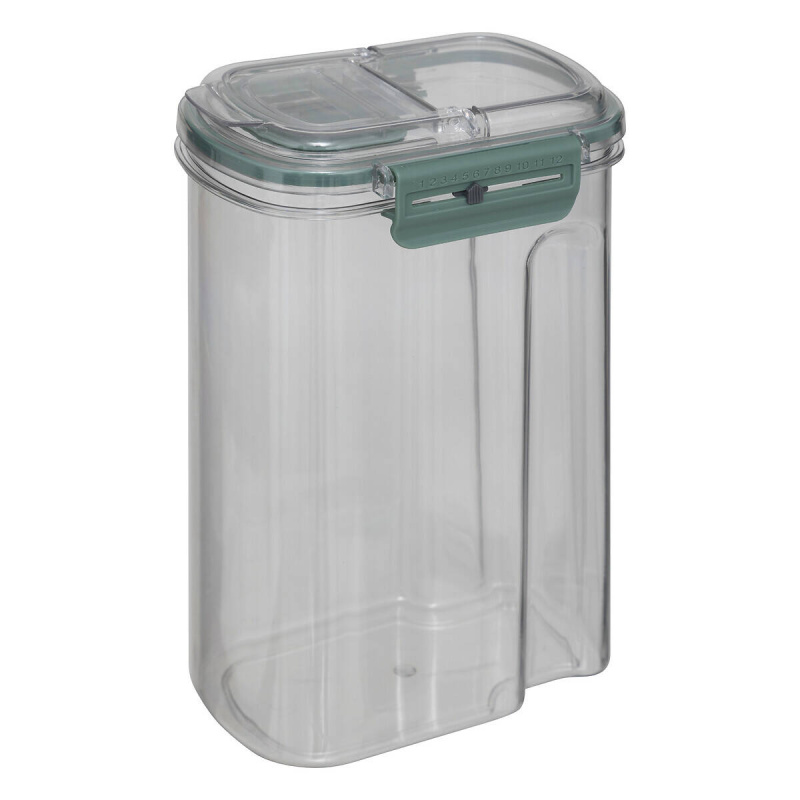 5five Simply Smart Hermetická nádoba na potraviny PP NEO s datovníkem, 1600 ml transparentní