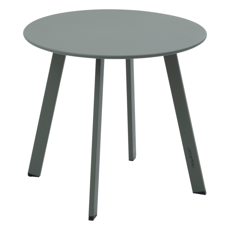 Hesperide Kovový zahradní stolek SAONA, Ø 50 cm, zelený zelený