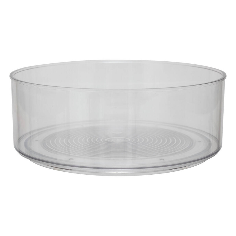 5five Simply Smart Otočný tác do lednice SMART FRIDGE, Ø 23 cm transparentní