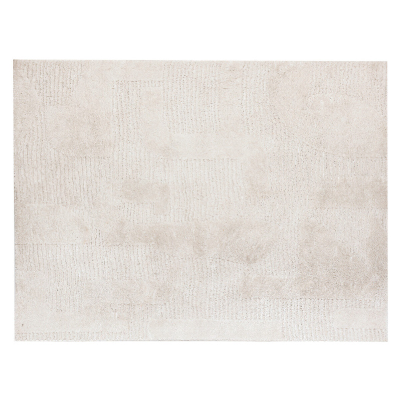 Atmosphera Měkký polyesterový koberec ANOAI, 200 x 150 cm bílý