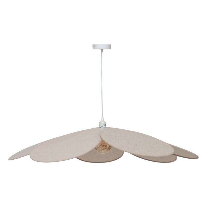 Atmosphera Stropní lampa PETALS květ, Ø 100 cm béžová