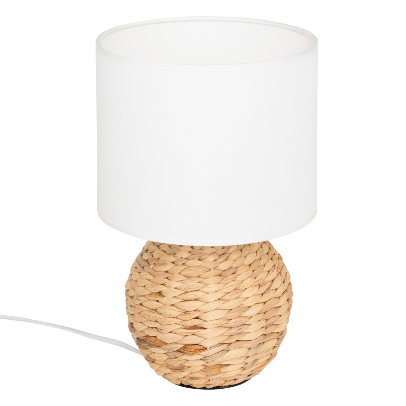 Atmosphera Stolní lampa SAND, výška 37 cm, hyacint bílý