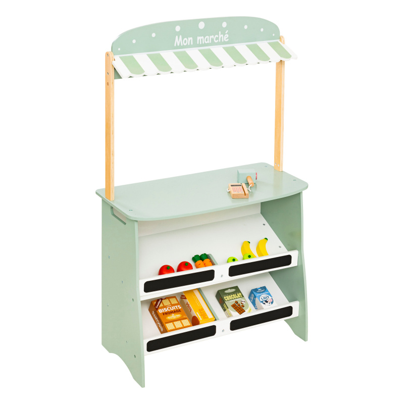 Atmosphera for kids Dětský dřevěný obchod MINTY, 60 x 29 x 99 cm vícebarevný