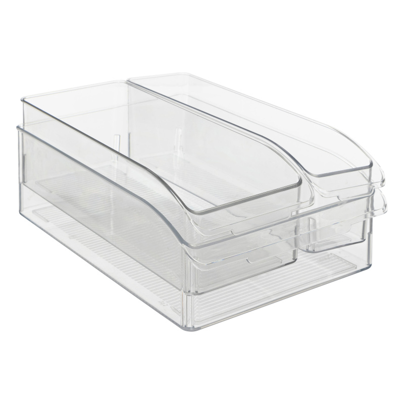 5five Simply Smart Sada 3 organizérů do lednice SMART FRIDGE, 3 nádoby transparentní