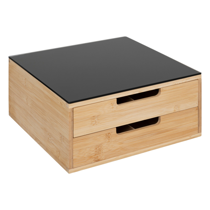 5five Simply Smart Zásobník na kávové kapsle BLACK BAMBOO černá