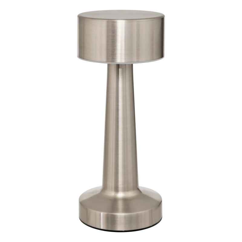 Atmosphera Venkovní kovová lampa, HALTO, 21 cm, stříbrná stříbrný