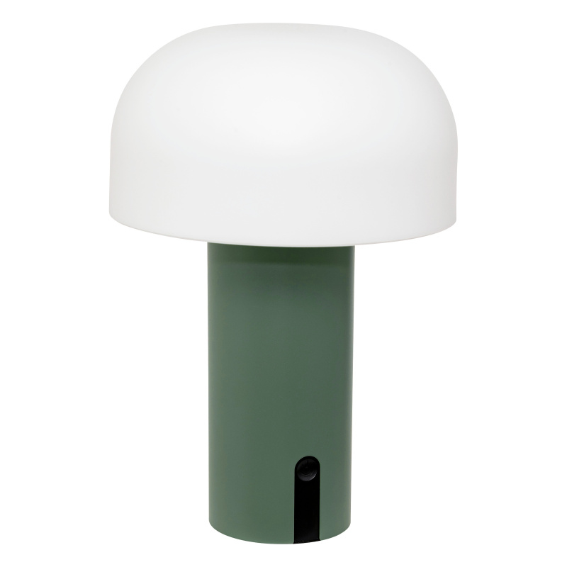 Atmosphera Venkovní lampa, zelený kov, JANY, 22 cm zelený