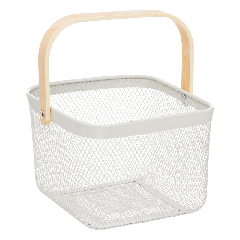 5five Simply Smart Košík na ovoce MAYAJ, 26 × 24,5 × 17,5 cm bílý