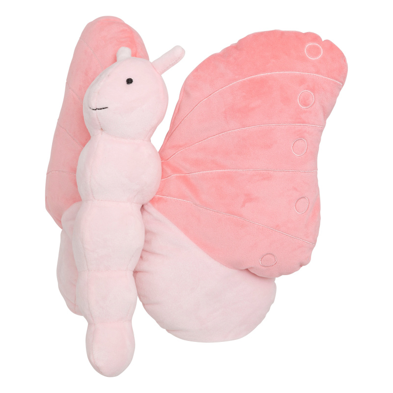 Atmosphera for kids Plyšová hračka motýl ALMA 28 cm růžová růžový