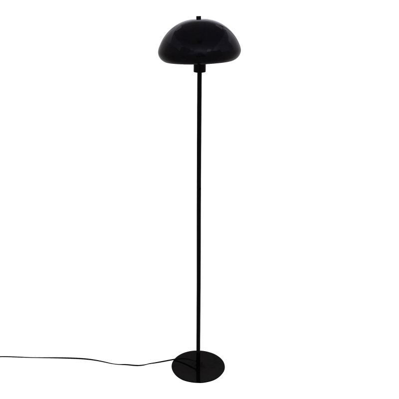 Atmosphera Stojací lampa SAVIO, kovová, 140 cm, černá černá