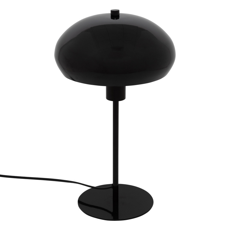 Atmosphera Stolní lampa SAVIO, kovová, výška 38 cm, černá černá