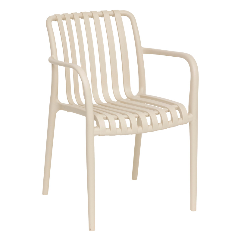 Hesperide Zahradní židle z plastu, 58 x 56 x 81 cm béžová