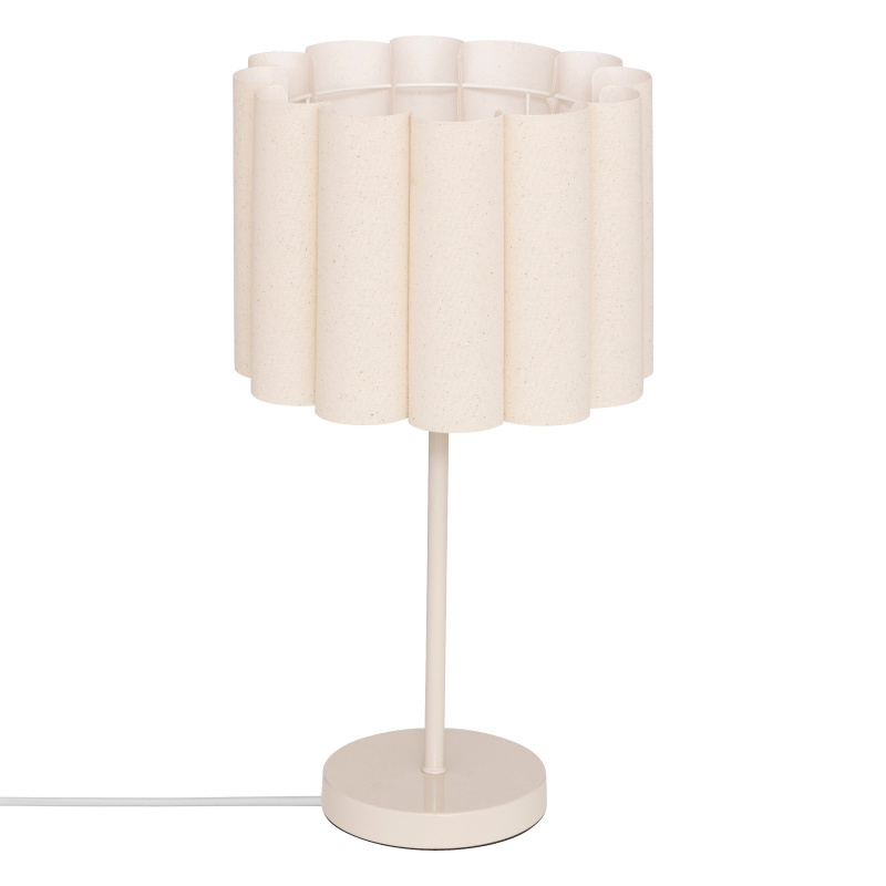 Atmosphera Stolní lampa RONA s textilním stínidlem, výška 49 cm béžová