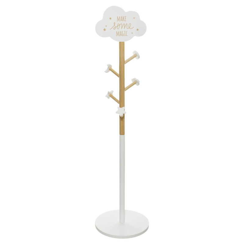 Atmosphera for kids Dětský věšák na oblečení, MDF, 135,5 cm bílá