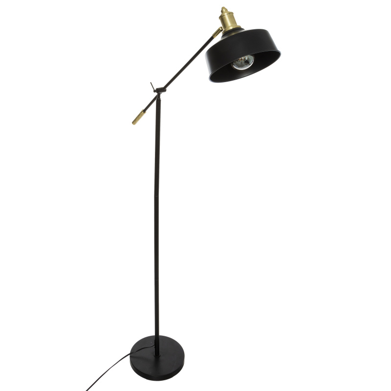 Atmosphera Stojací lampa FACTORY loft, výška 155 cm černá