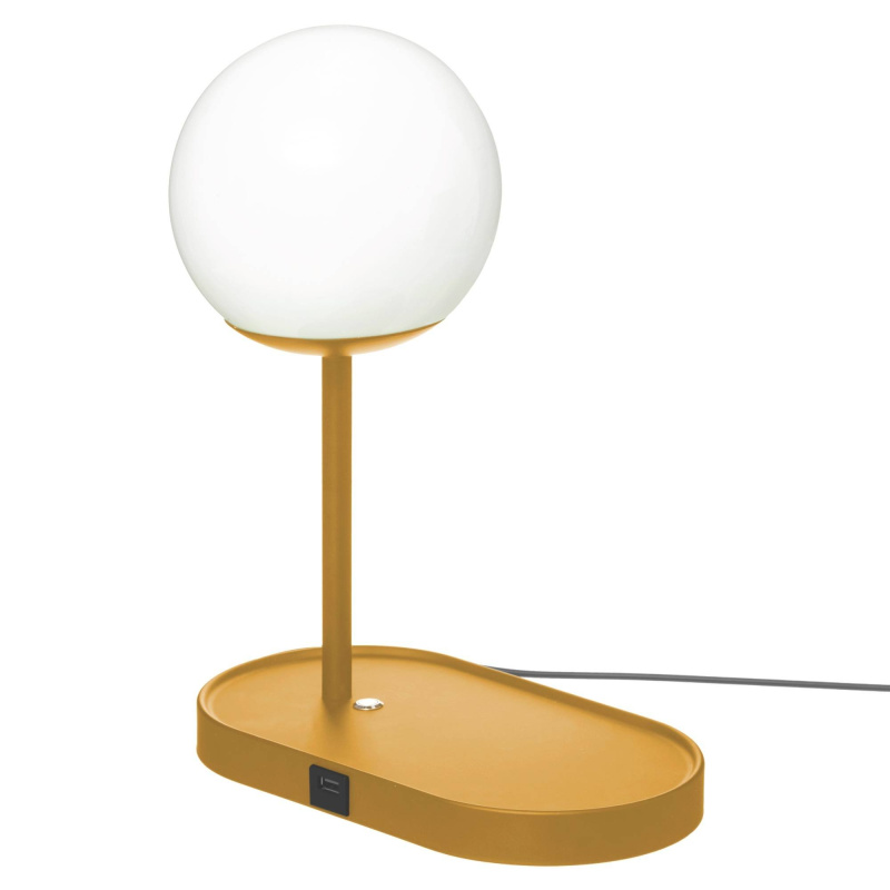 Atmosphera Stolní lampa COLORS, dobíjecí USB, žlutá žlutá