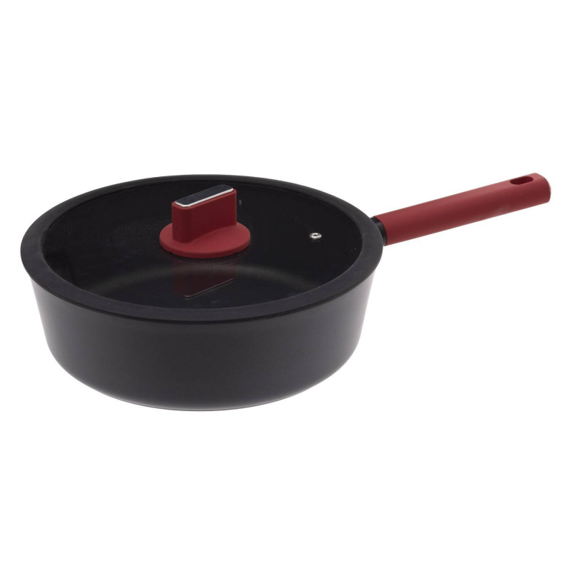 5five Simply Smart Rendlík s poklicí, SILITOP, hliník, O 28 cm černá