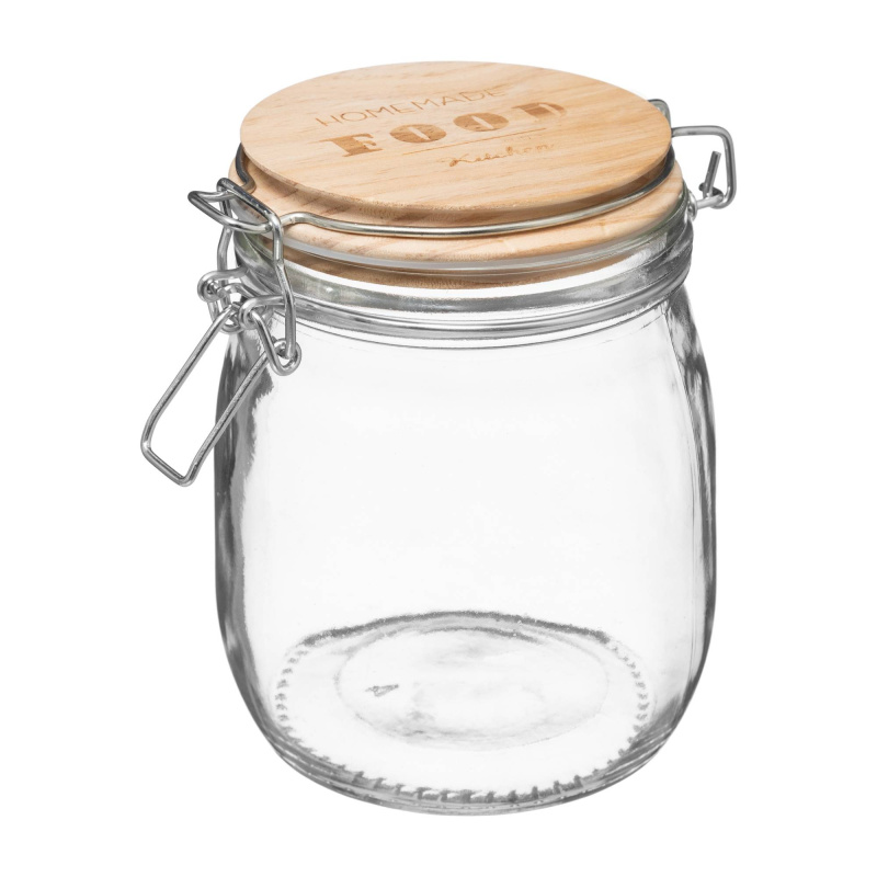 5five Simply Smart Skleněná nádoba s víkem, 750 ml transparentní