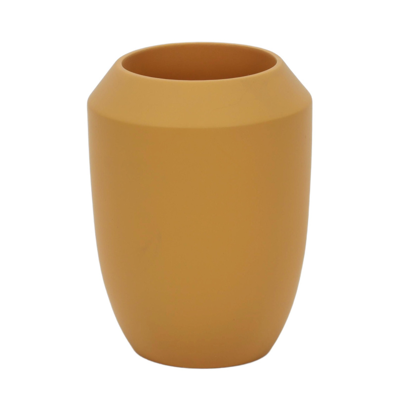 5five Simply Smart Kelímek na zubní kartáčky TRIO, O 8 cm, žlutý žlutá