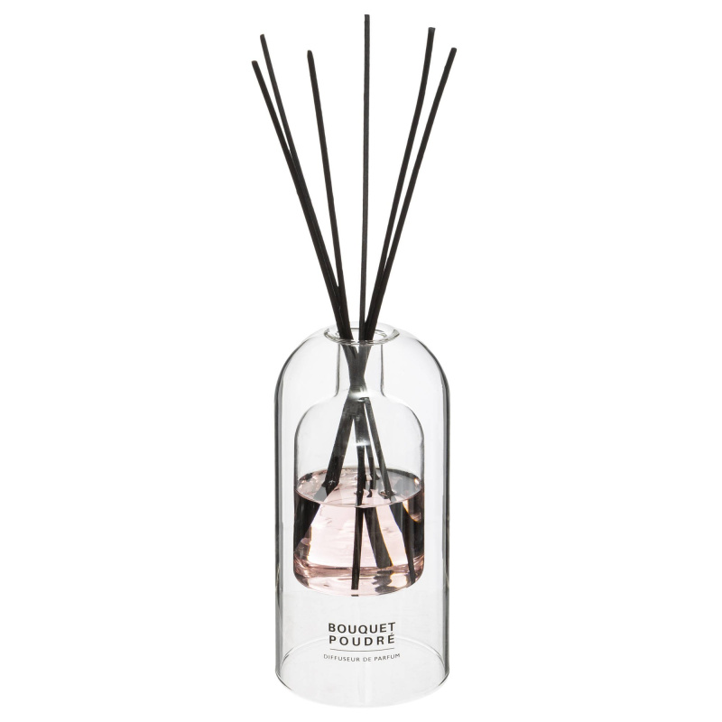 Atmosphera Vonné tyčinky s difuzérem ILAN, 150 ml, květinová vůně transparentní