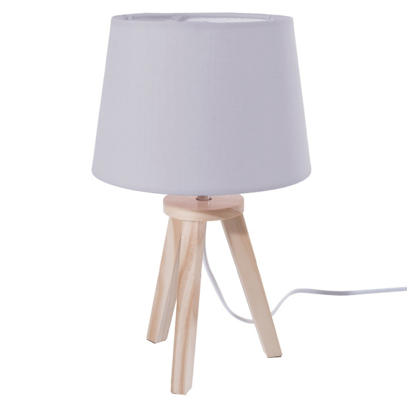 Atmosphera Stolní lampa se stínítkem, dekorativní, barva šedá 127252B šedá