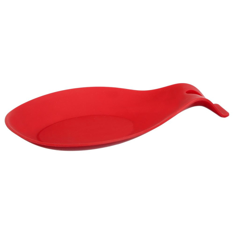 Secret de Gourmet Červený silikonový odkapávač ve tvaru velké lžíce, 23 cm 100228A červená