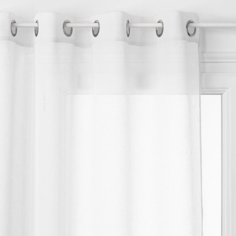 Atmosphera Bílá opona GEORGETTE v minimalistickém moderním stylu 146273Z bílý