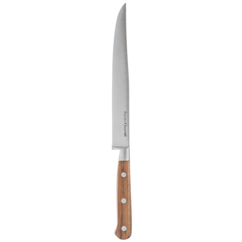 Secret de Gourmet Nerezový nůž na ryby ElegANCIA, 32 cm hnědá