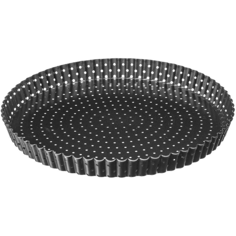 5five Simply Smart Pekařské formy, quiche, O 28 cm, kov černá