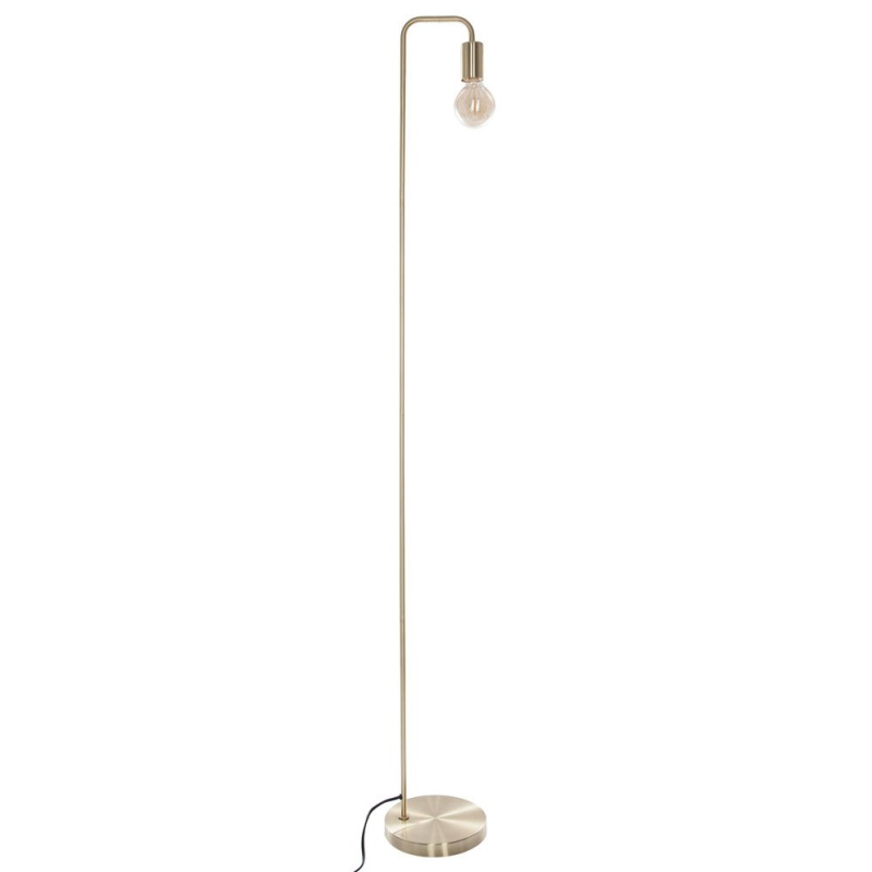 Atmosphera Kovová stojací lampa pro obývací pokoj, moderní, ve zlaté barvě. zlatá