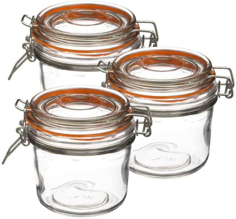 Secret de Gourmet Zavařovací sklenice, 350 ml, 3 kusy transparentní