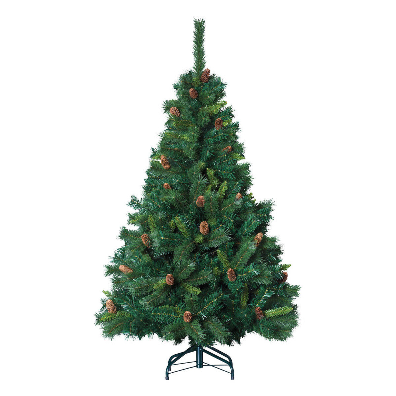 Fééric Lights and Christmas Umělý stromeček na kovovém stojanu, hustá, 150 cm zelená