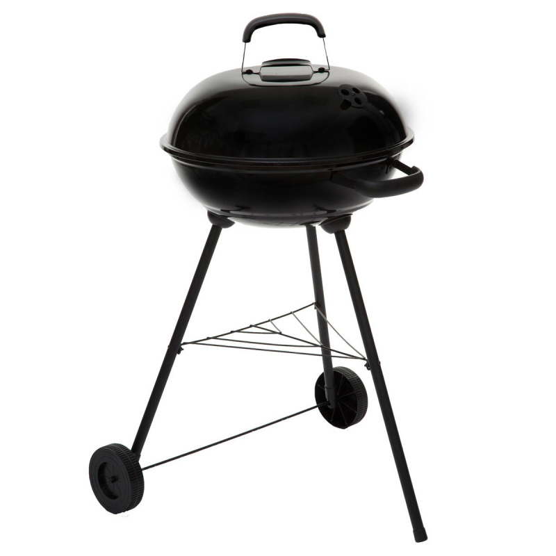 Intex Kulatý zahradní gril CARMENSA, Ø 43 cm, černý černá