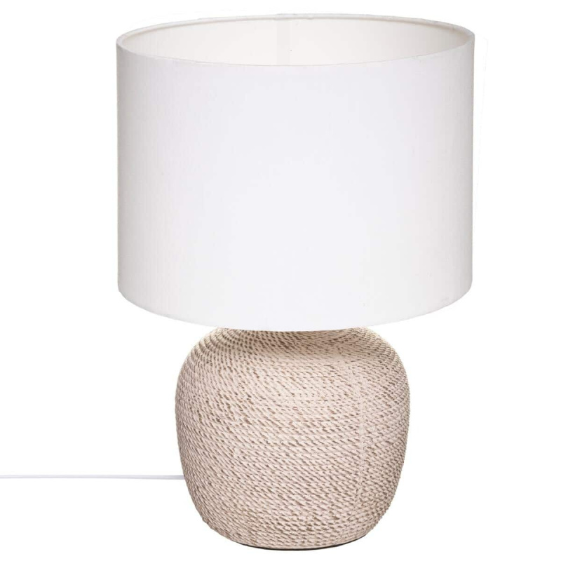 Atmosphera Stolní lampa DAVIA, výška 40 cm béžová
