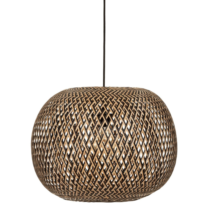 Atmosphera Boho svítidlo SINAI, Ø 45 cm hnědý