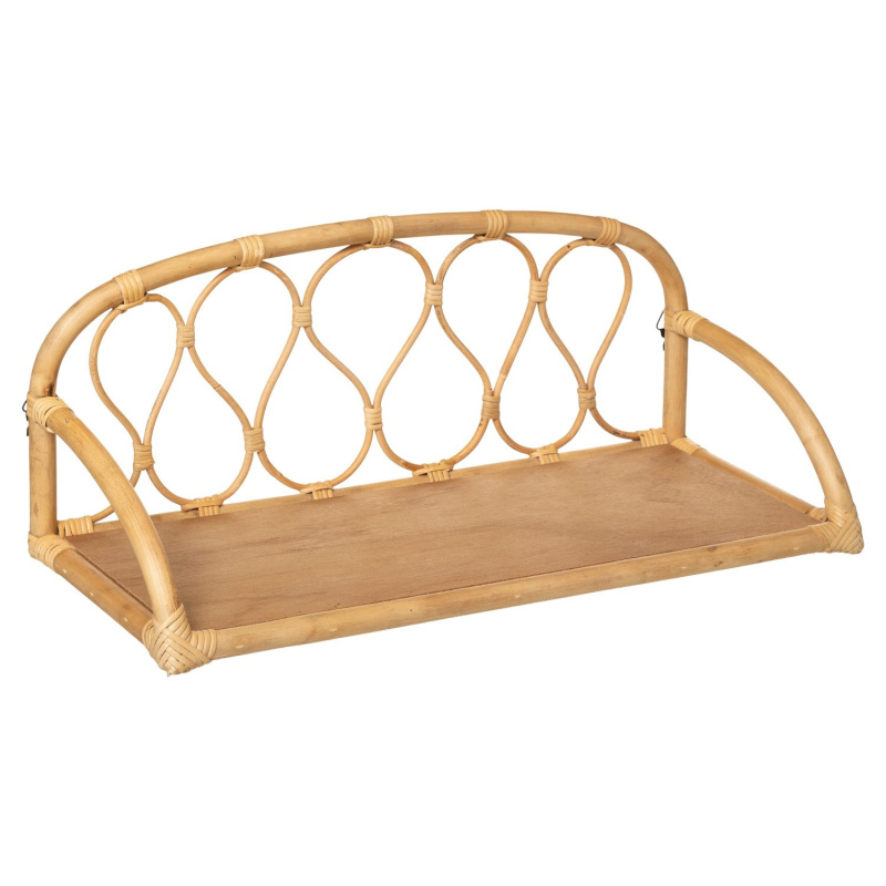 Atmosphera for kids Dekorativní dětská polička, závěsná, 57 cm hnědý