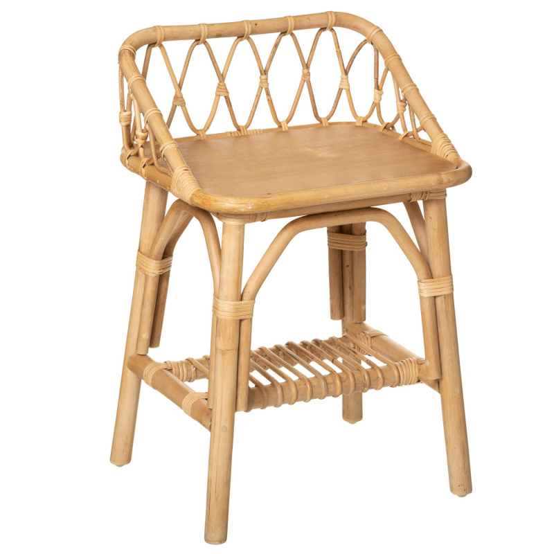Atmosphera for kids Dekorativní noční stolek do dětského pokoje, 56 cm, ratan hnědý