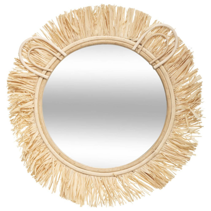 Atmosphera Dětské zrcadlo LION, Ø 38 cm béžový
