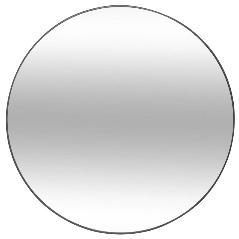 Atmosphera Kulaté zrcadlo ALICE, Ø 76 cm černá