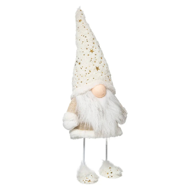 Atmosphera Fugurka skřítek SCANDI, 45 cm bílá