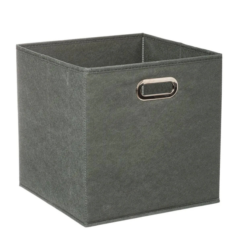 5five Simply Smart Úložný box, šedý, textilní, 31 x 31 cm šedá