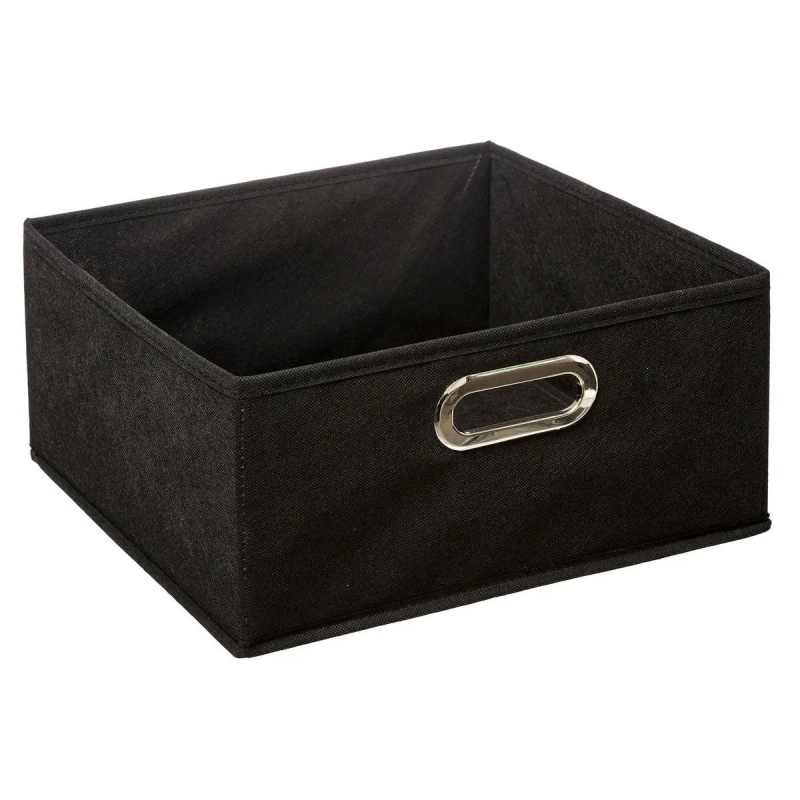 5five Simply Smart Úložný box, textilní, černý, 31 x 15 cm, ideální na oblečení černá