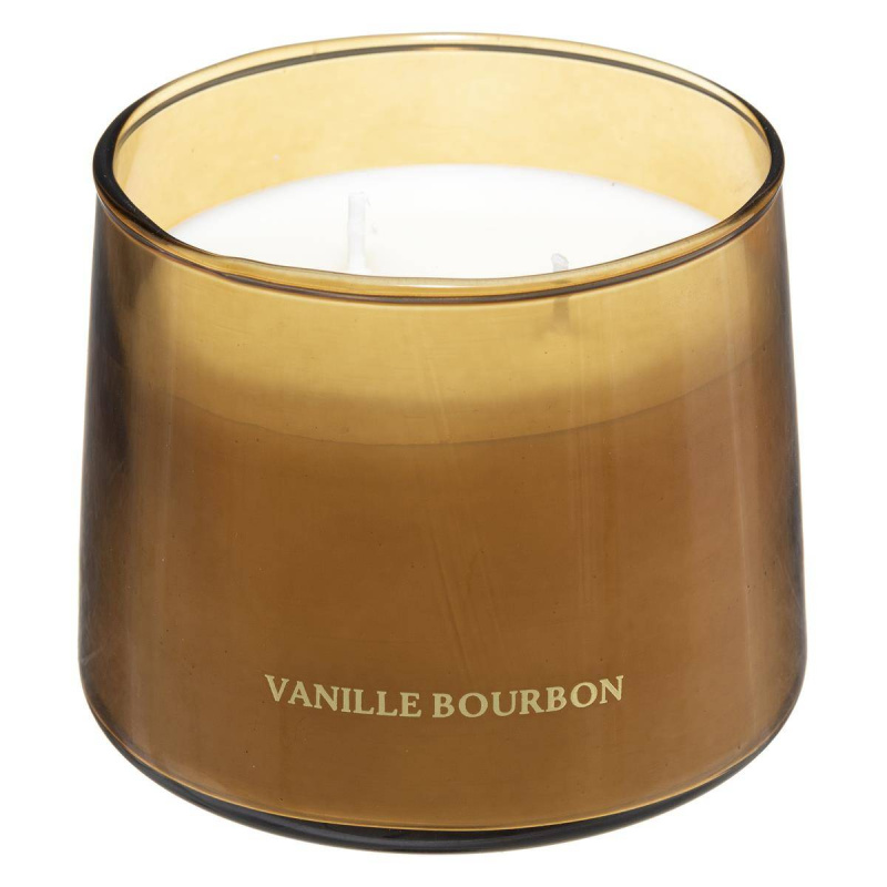 Atmosphera Vonná svíčka ve skle, vanilka bourbon, 300g žlutá