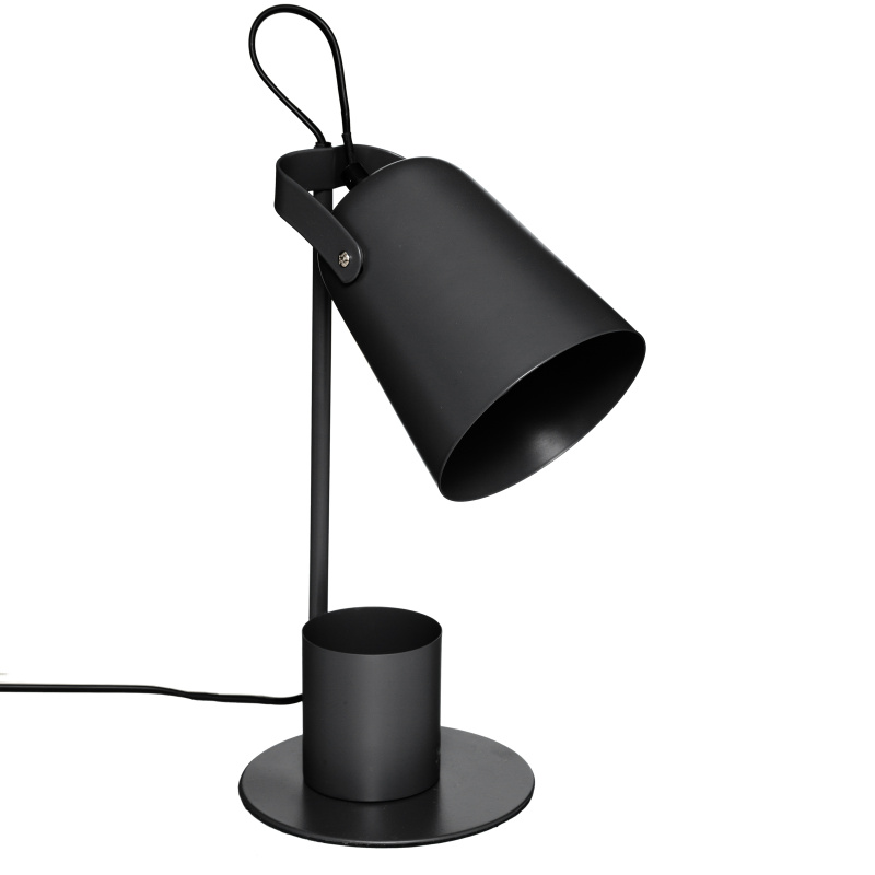 Atmosphera Stolní lampa ELIO s kovovou konstrukcí, výška 34 cm černá