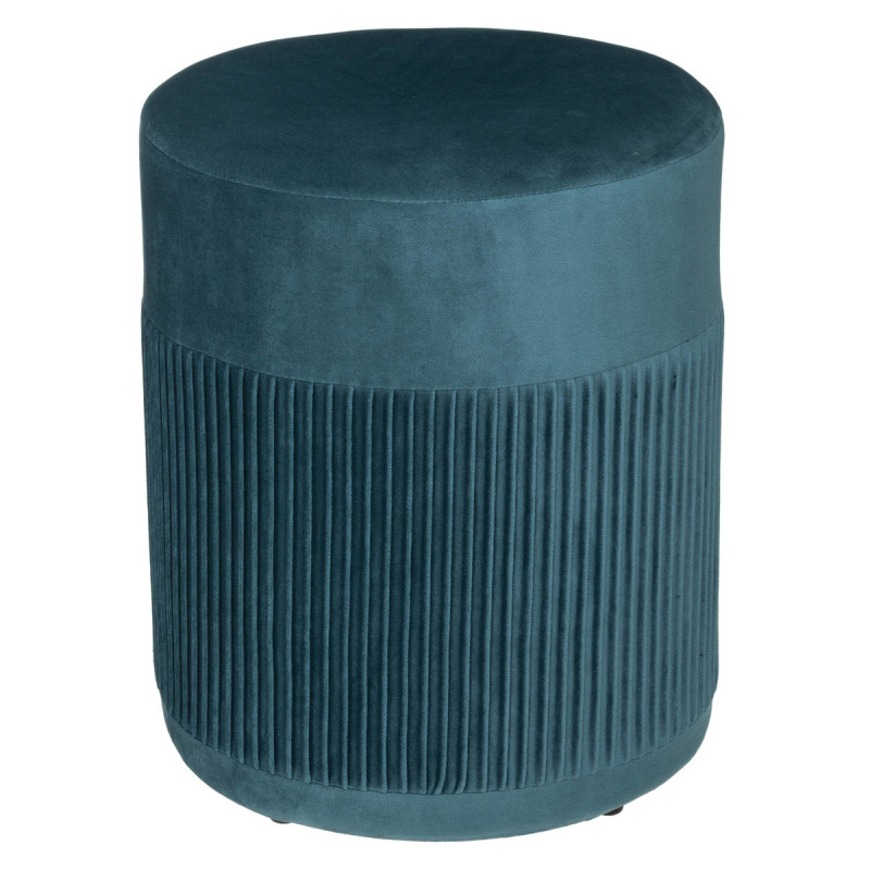 Atmosphera Stolička OTTOMAN, 38 cm, modrá mořská modrá